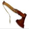 Hand Forged Viking Axe  Carbon Steel Blade, Handmade Bearded Axe with ASH Wood Handle Hatchet Axe for Camping & Hunting, Valhalla Axes, Historical Medieval Axe for Gift, Collectible (Axe's-2) view 4