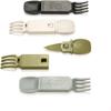4 In 1 Eating Tool Fork Spoon Knife Bottle Opener Camping Lunch Box Kid BPA FREE (Light Gray) view 4