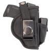Maxx Carry Universal OWB Thumb Break Gun Belt Holster & IWB CCW for Fits G 43, 43X 9mm | Sig P365XL | Taurus GFX4, PT 709 Slim| Kimber Solo 9mm| Hellcat SOGY, CPX-2| Kahr PM9. Ambi. with Mag Pouch view 1