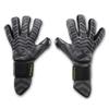 Storelli Electric Goalkeeper Gloves, High-Impact Hand Protection with 5 Removable Finger Spines, German Contact Latex, Wrist Strap, Extended Cuff, Youth & Adults, Unisex, 1 Pair, Black Charge, Size 6 view 1