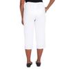 Alfred Dunner Women's Split Star Capri Size 20 White view 2