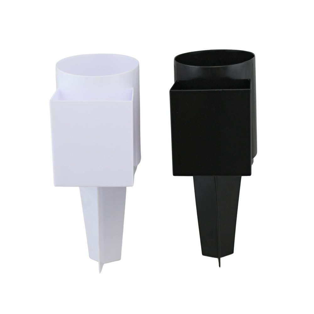 2-Pack Beach Drink and Phone Holder with Pocket  Sand Spike Cup Organizer for Sunglasses, Keys, and More  Ideal for Beach, Garden, and Outdoor Events