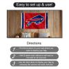 WinCraft Buffalo Bills Red Banner and Tapestry Wall Tack Pads view 4