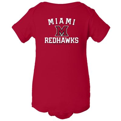 CornBorn Miami Onesie - Miami of Ohio Primary Logo - Red - 6M
