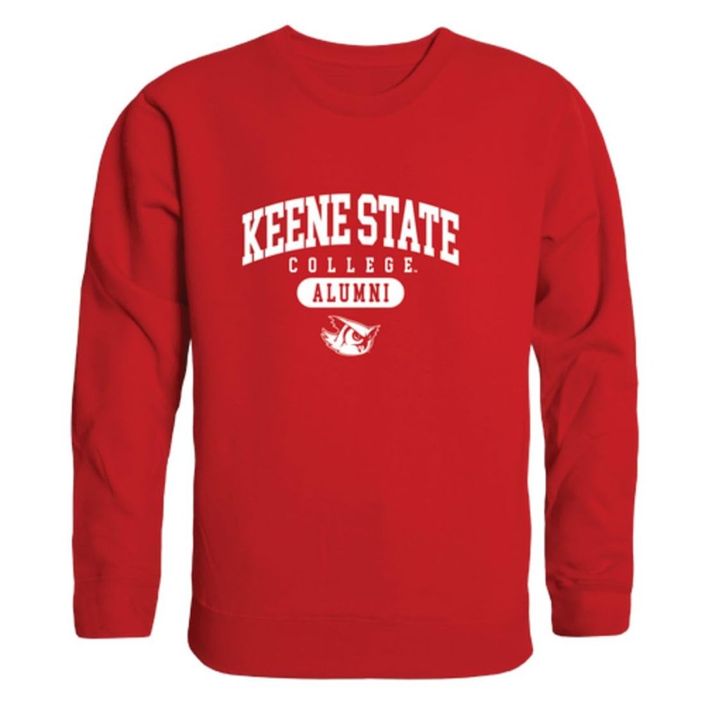 W Republic Keene State College Owls Alumni Crewneck Sweatshirt Red Medium