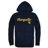 W Republic Marquette University Golden Eagles Script Fleece Hoodie Sweatshirts - Navy, X-Large view 1