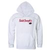 W Republic Saint Joseph's University Hawks Script Fleece Hoodie Sweatshirts - White, Medium view 1