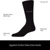 Calvin Klein Mens Dress Socks - 1 Pair Lightweight Stretch Soft Work Crew Socks for Men for Casual Business & Formal Attire, Size 7-12, Tan Stripes view 3