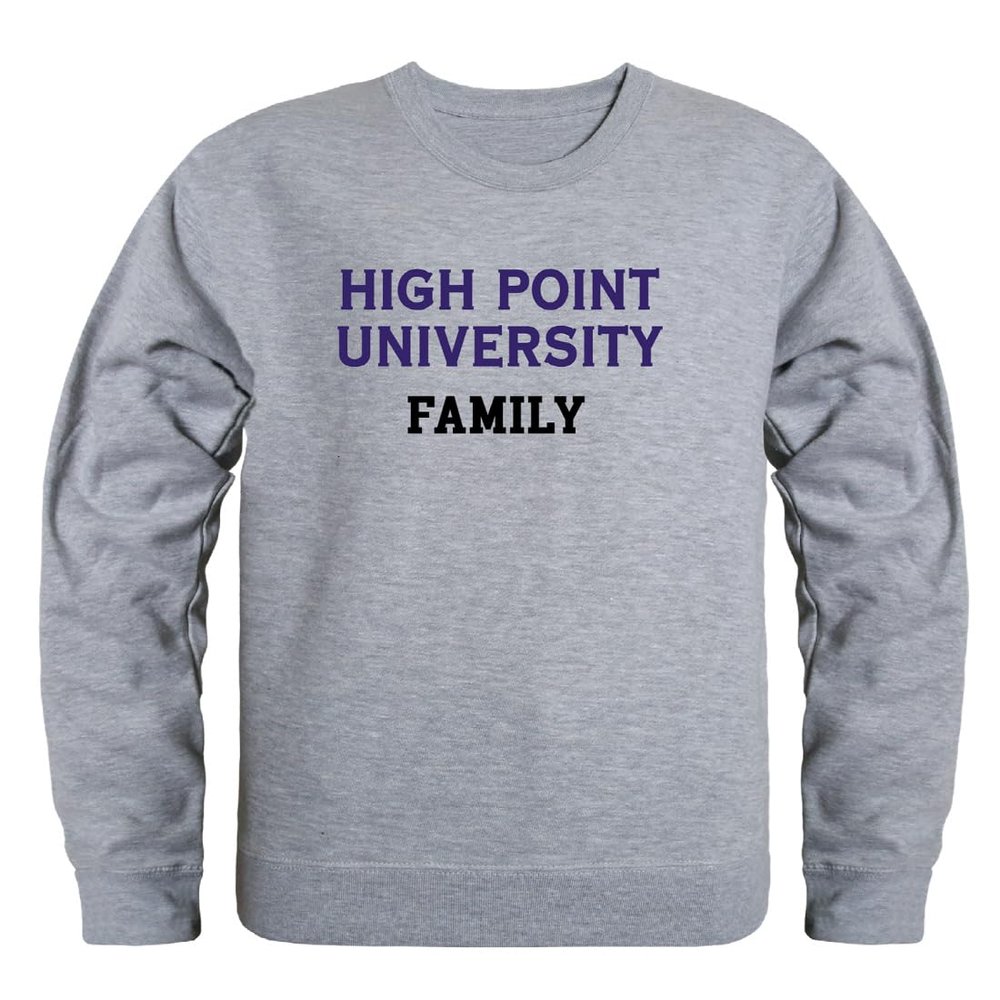 W Republic High Point University Panthers Family Fleece Crewneck Sweatshirt - Heather Grey, XX-Large