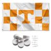 College Flags & Banners Co. Tennessee Volunteers Checkered Banner and Tapestry Wall Tack Pads view 1