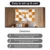 College Flags & Banners Co. Tennessee Volunteers Checkered Banner and Tapestry Wall Tack Pads view 4