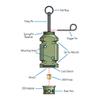 Fith Ops Perimeter Trip Alarm and 209 Adapter Camp Safe Kit view 3