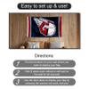 Cleveland Baseball Winged G Banner and Tapestry Wall Tack Pads view 4