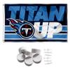 Tennessee Titans Titan Up Banner and Tapestry Wall Tack Pads view 1