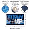 Tennessee Titans Titan Up Banner and Tapestry Wall Tack Pads view 3