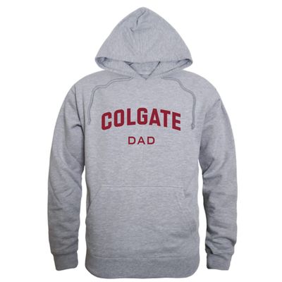 W Republic Colgate University Colgate Raiders Dad Fleece Hoodie Sweatshirts - Heather Grey, Medium