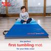 Antsy Pants Tumbling Mat  Gymnastics Mat, Easy to Clean Gym Mat, Sturdy, Foldable Tumbling Mat for Kids, Padded, Lightweight, Portable, Carrying Handle, Gymnastics Equipment for Activity Play view 2