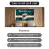 Miami Dolphins Throwback Retro Vintage Banner and Tapestry Wall Tack Pads view 4