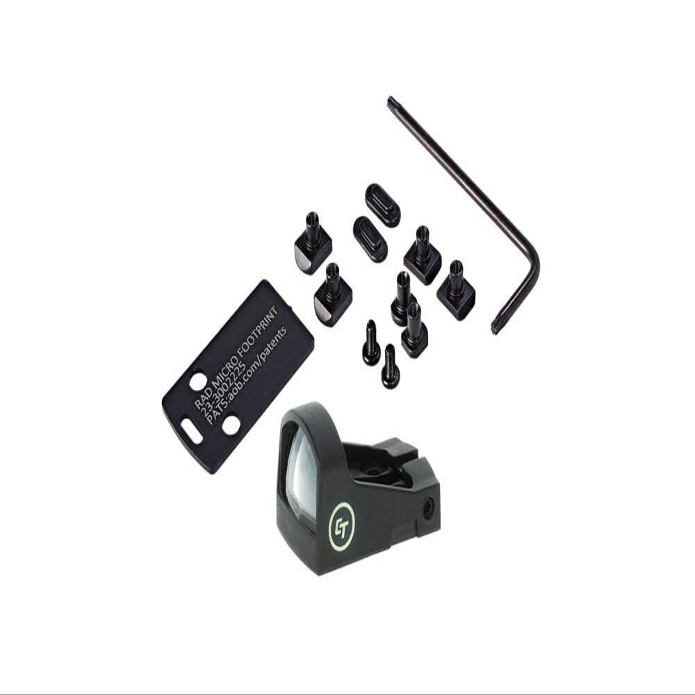Crimson Trace CT-1520 Dovetail Mounting Combo Kit with Micro Red Dot Sight Included, Compatible with S&W M&P and Glock