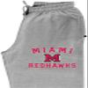 CornBorn Miami Sweat Pants - Premium Fleece Miami of Ohio Primary Logo - Gray - Medium view 2