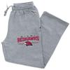 CornBorn Miami Sweatpants - Premium Fleece Hawk Head 3-Stripe - Gray - 4X view 1
