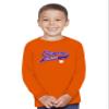Little King NCAA Infant & Toddler Long Sleeve Tee-Varsity Logo-Clemson-Orange-12 Months Team Color view 1