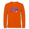 Little King NCAA Infant & Toddler Long Sleeve Tee-Varsity Logo-Clemson-Orange-12 Months Team Color view 2