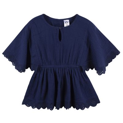 Gerber Baby Girls Toddler Kaftan Swimwear Cover Up, Navy, 5T US
