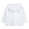 Gerber Baby Toddler Hooded Kangaroo Pocket Terry Cover Up, White, 18 Months view 2