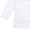 Gerber Baby Toddler Hooded Kangaroo Pocket Terry Cover Up, White, 18 Months view 3