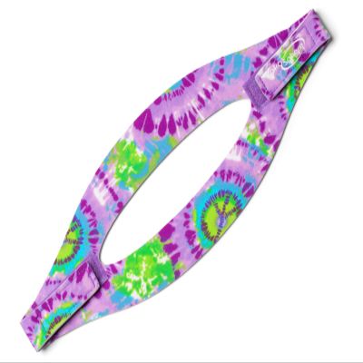 LokoSphere Goggle Strap, One Size, Peace Lime