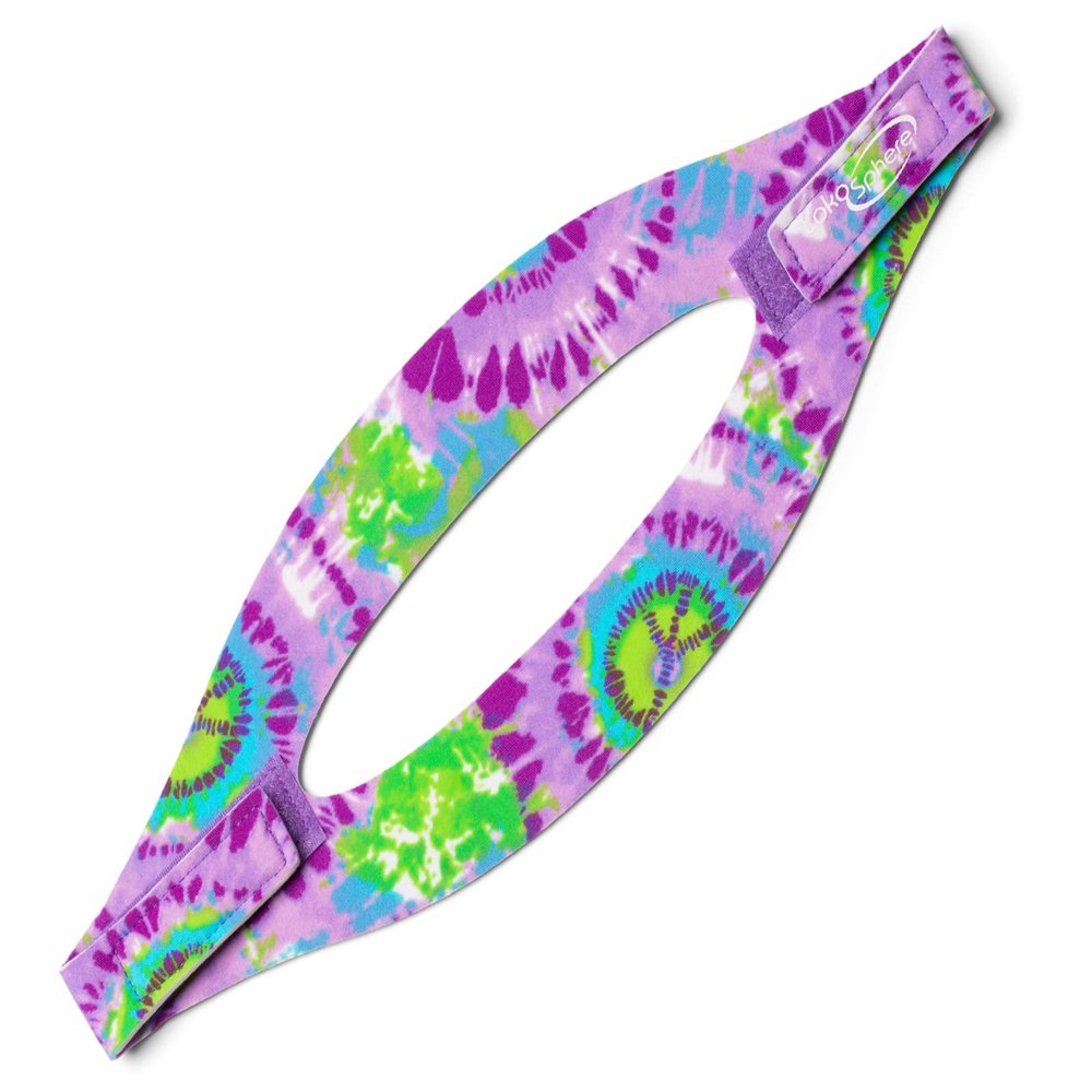 LokoSphere Goggle Strap, One Size, Peace Lime