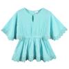 Gerber Baby Girls Toddler Kaftan Swimwear Cover Up, Aqua, 3-6 Months US view 1