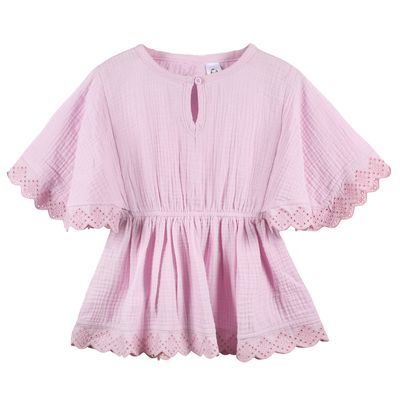 Gerber Baby Girls Toddler Kaftan Swimwear Cover Up, Light Pink, 6-9 Months US