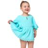 Gerber Baby Girls Toddler Kaftan Swimwear Cover Up, Aqua, 6-9 Months US view 3