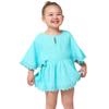 Gerber Baby Girls Toddler Kaftan Swimwear Cover Up, Aqua, 5T US view 2