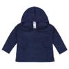 Gerber Baby Toddler Hooded Kangaroo Pocket Terry Cover Up, Navy, 18 Months