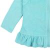 Gerber Baby Girls Toddler Zipper Hoodie Terry Swimsuit Swimwear Cover Up, Aqua, 4T US view 4