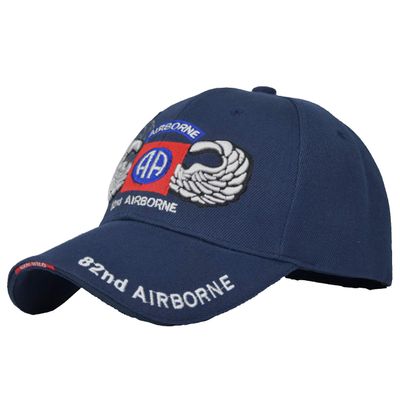 82nd Airborne Division Jump Wings hat Embroider Baseball Cap hat Adjustable Cap Dad Hat Navy