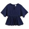 Gerber Baby Girls Toddler Kaftan Swimwear Cover Up, Navy, 3-6 Months US view 1