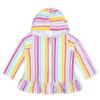 Gerber Baby Girls Toddler Zipper Hoodie Terry Swimsuit Swimwear Cover Up, Rainbow, 2T US view 1