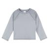 Gerber Unisex Baby Toddler UPF 50+ Long Sleeve Rashguard Swim Rash Guard Shirt, Grey, 3T US