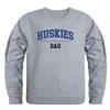 W Republic Houston Baptist University Huskies Dad Fleece Crewneck Pullover Sweatshirt Heather Grey Small view 1