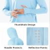NORTHYARD Men's UPF 50+ Hoodie Shirts Long Sleeve Sun Protection Fishing Swim Beach UV SPF Rash Guard Quick Dry Lightweight SkyBlue L view 4
