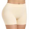 ZENUTA Slip Shorts for Women Under Dresses, Seamless Anti Chafing Short Summer, Biker Shorts for Women(2pcs Black Nude) view 2