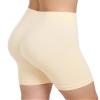ZENUTA Slip Shorts for Women Under Dresses, Seamless Anti Chafing Short Summer, Biker Shorts for Women(2pcs Black Nude) view 4