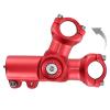 BESNIN Adjustable Bike Stem 0-90 Degree 31.8mm or 25.4mm60mm or 90mm or 93mm or 100mm, Adjustable MTB Stem Black or Red Mountain Bike Handlebar Stem for Bicycle, Road Bike, MTB (25.4 * 60 red) view 2