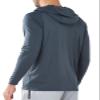 NORTHYARD Men's UPF 50+ Hoodie Shirts Long Sleeve Sun Protection Fishing Swim Beach UV SPF Rash Guard Quick Dry Lightweight Darkgrey 3XL view 2