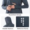 NORTHYARD Men's UPF 50+ Hoodie Shirts Long Sleeve Sun Protection Fishing Swim Beach UV SPF Rash Guard Quick Dry Lightweight Darkgrey 3XL view 4