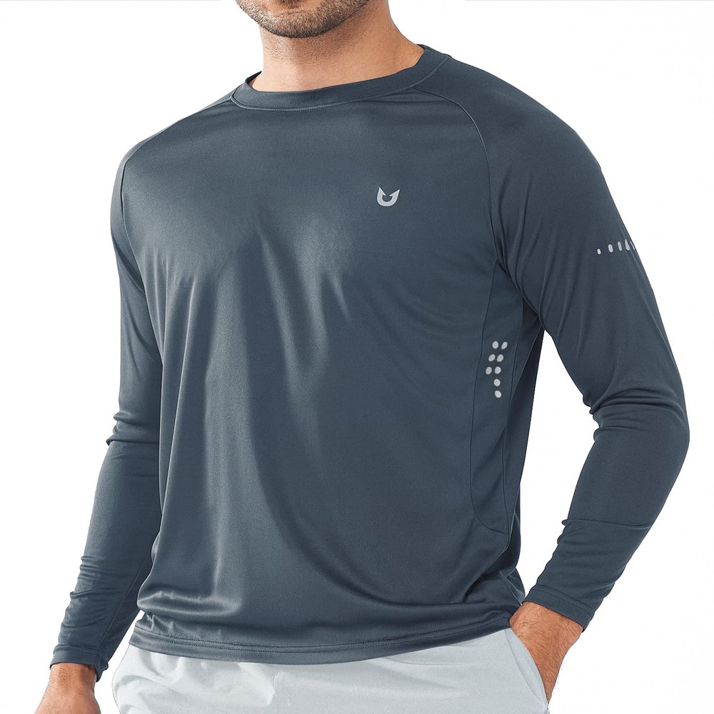 NORTHYARD Men's Sun Shirts Long Sleeve UPF 50+ Swim Running Fishing Hiking
